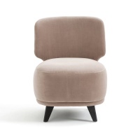 Кресло Из велюра Odalie размер L дизайн Э Галлины единый размер серый AM.PM  фото, kupilegko.ru